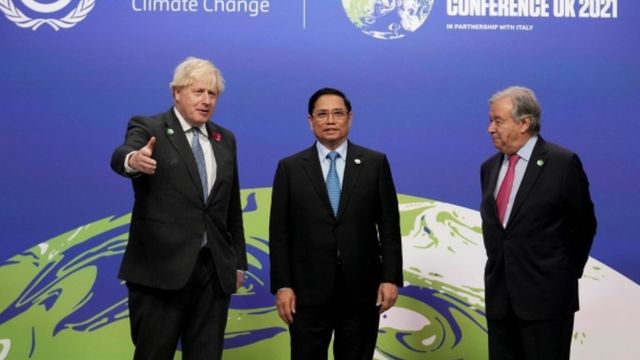 Thủ tướng Phạm Minh Chính kêu gọi công bằng, công lý về biến đổi khí hậu và mong muốn đẩy mạnh hợp tác quốc tế trong vấn đề này.